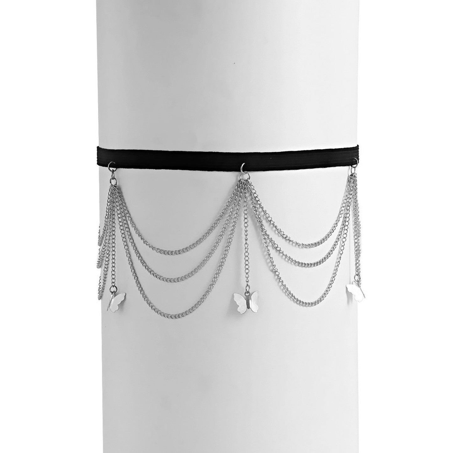 Bohemia Simple Multi Layer Butterfly Leg Chain