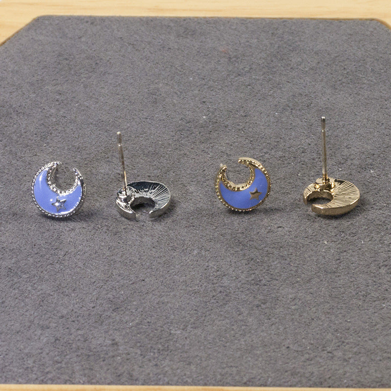Moon Star Earrings Jewelry