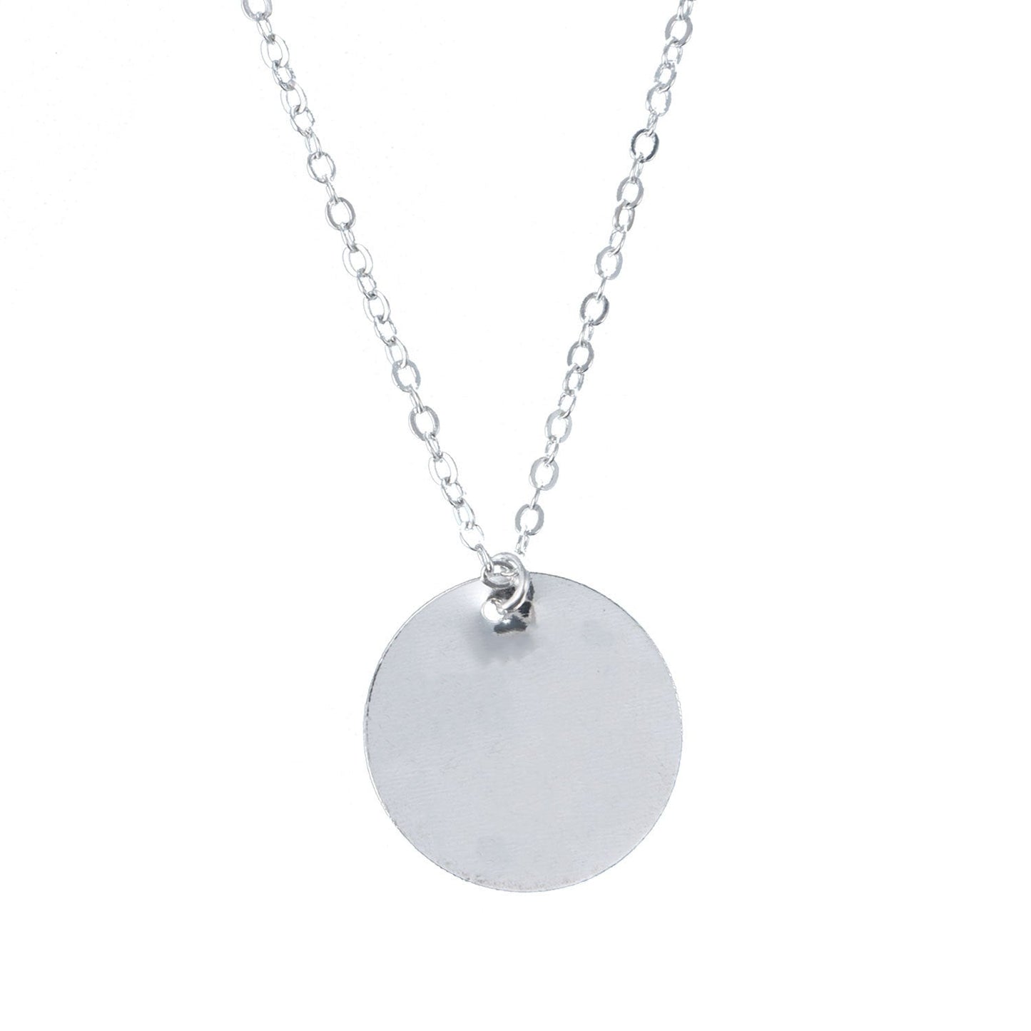 Disc Charm Pendant Necklace