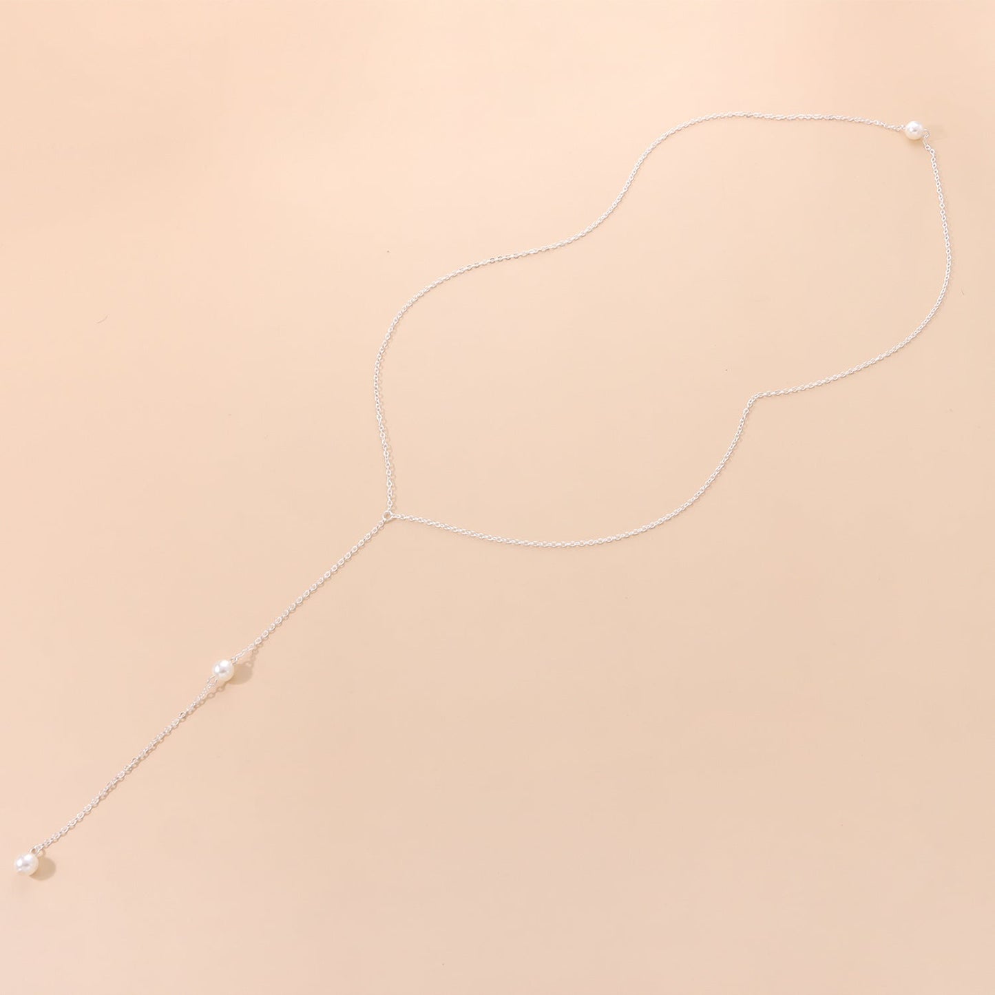 Pearl Pendant Chain Necklace