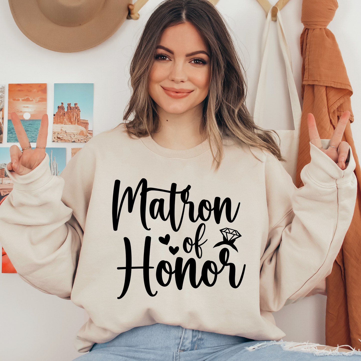 Matron Of Honor Ready To Press DTF Transfers, DTF Hot Peel