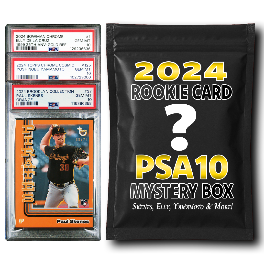 PSA 10 Graded 2024 MLB Baseball Rookie Card Mystery Box (Skenes, Elly, Holiday & More!)