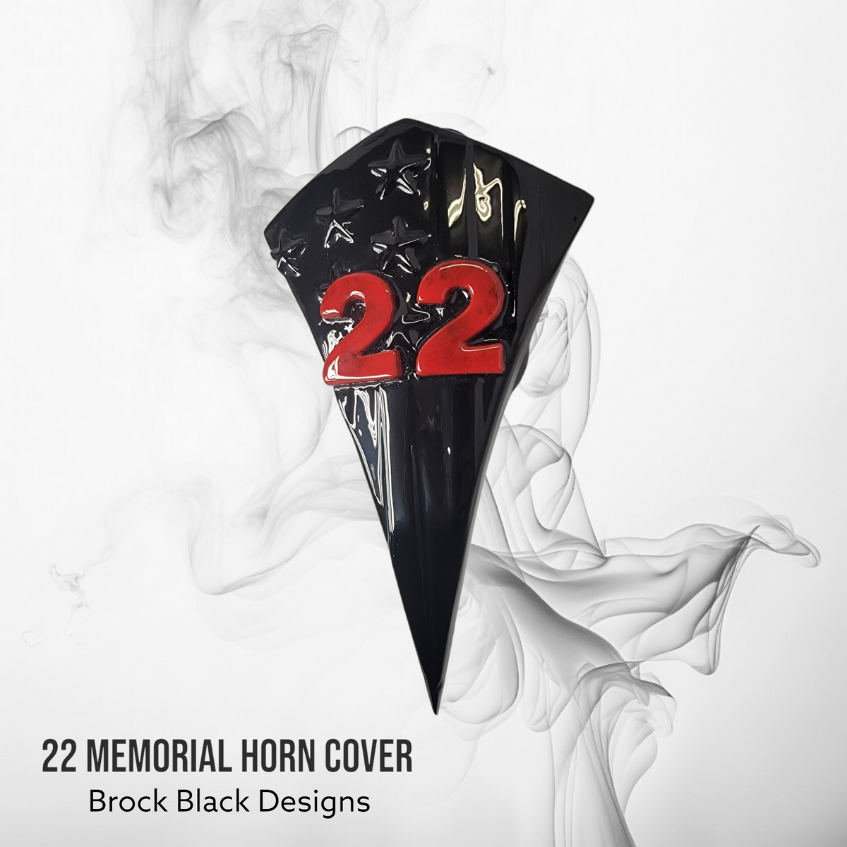 22 Memorial American flag Horn Cover