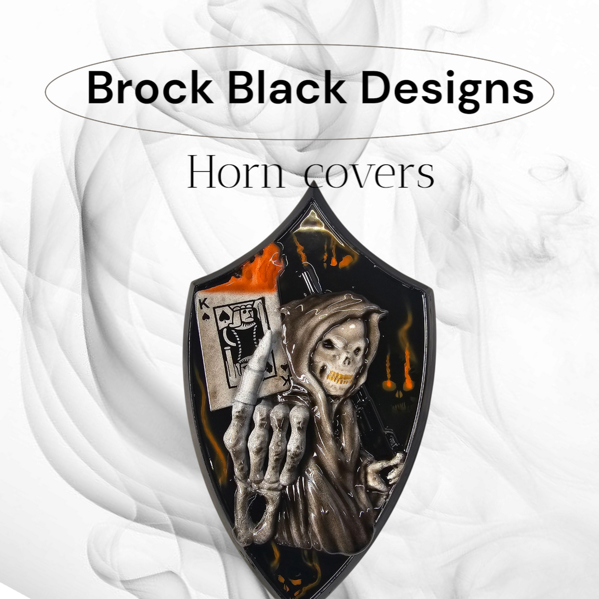 Harley horn 3D Grim reaper