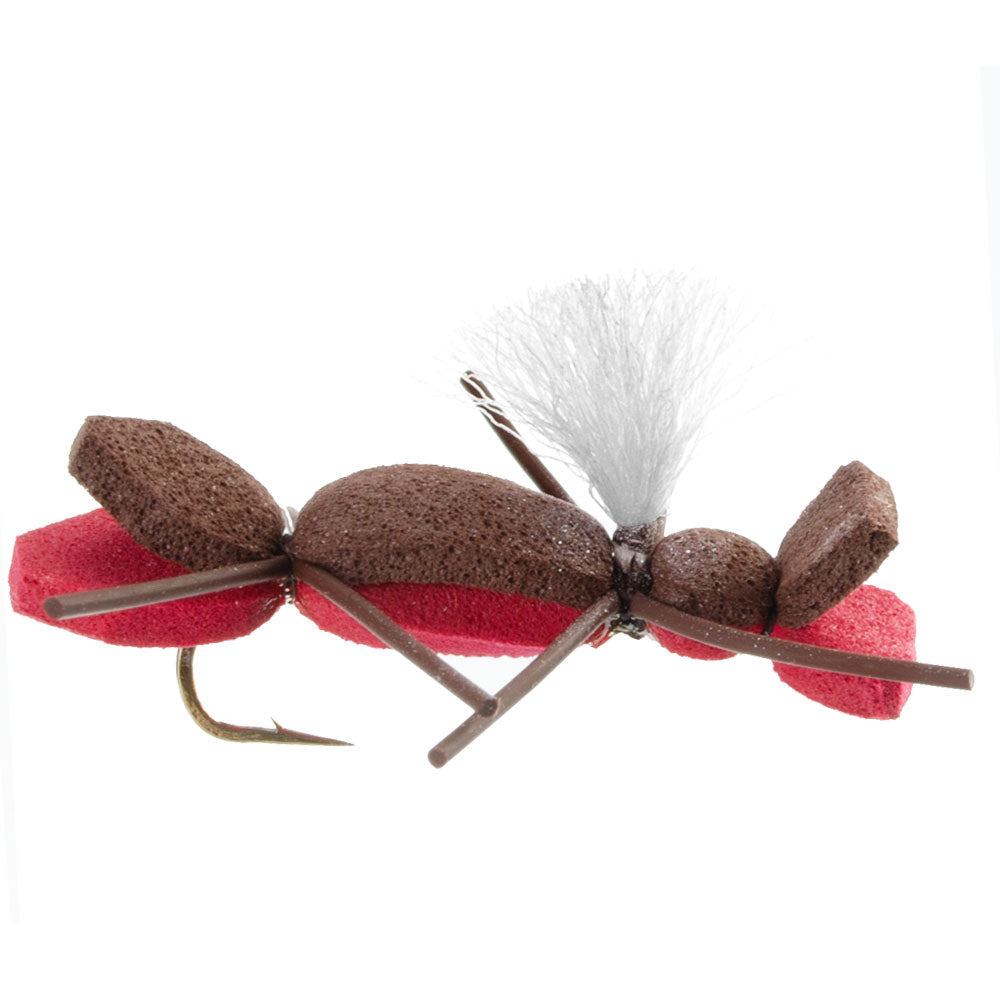 Basics Collection - Parachute Chernobyl Ant Assortment - 10 Flies Size 10