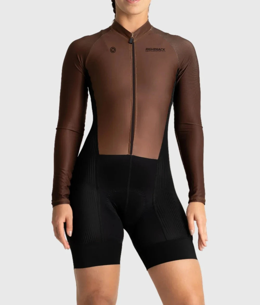 RightTrack Women’s Long Sleeve Cycling Skinsuit