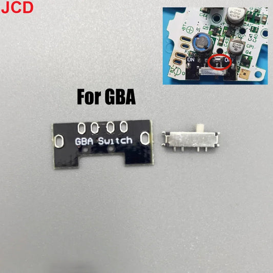 JCD 1pcs For Gameboy GBP GBC GBA GBA SP GB Game Console The Power Switch On Button Is Suitable For GBC GBP V3 Version Switch