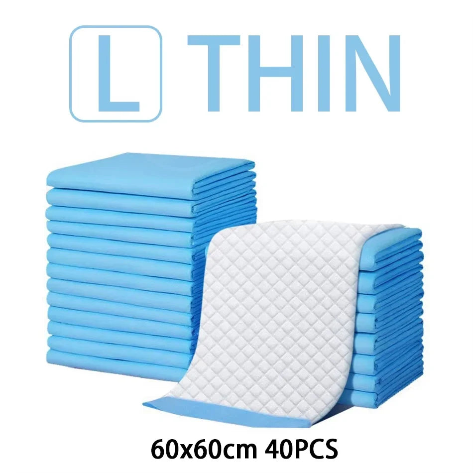 100/50/40/20PCS Absorbent Pet Pee Pads Disposable Dog Cat Training Pads Dry Clean Cushion Pet Supplies Pañales Para Mascotas
