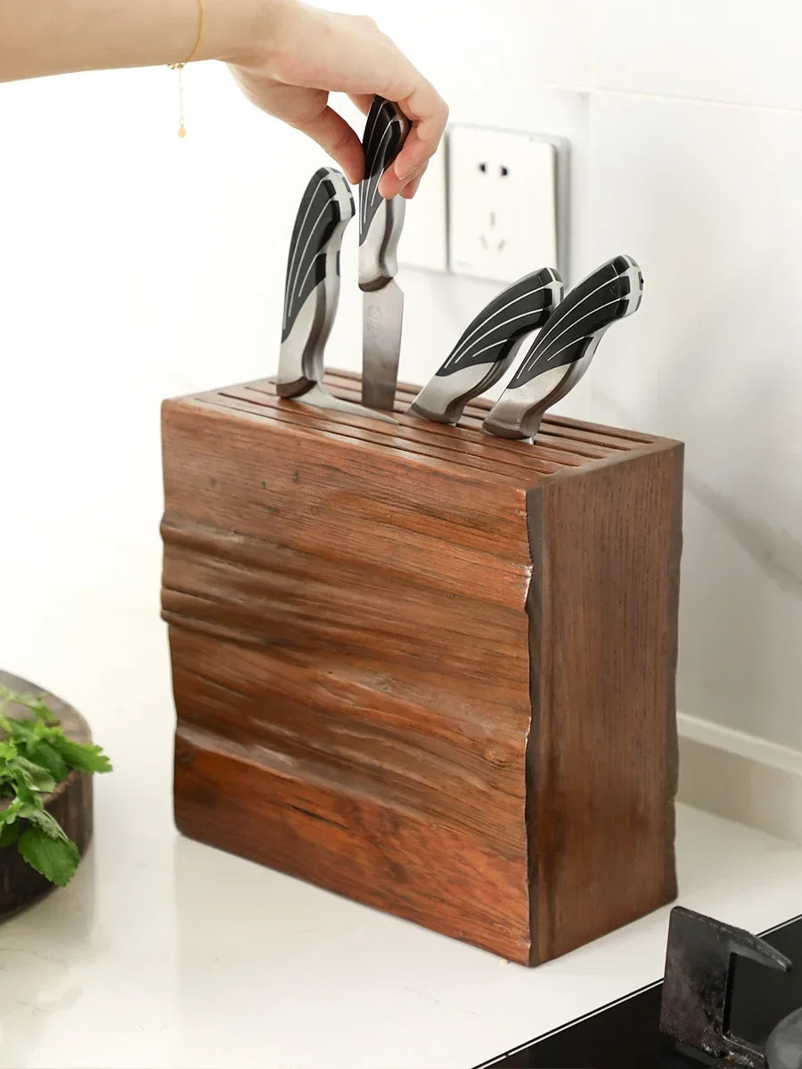 kitchen solid wood tool rack