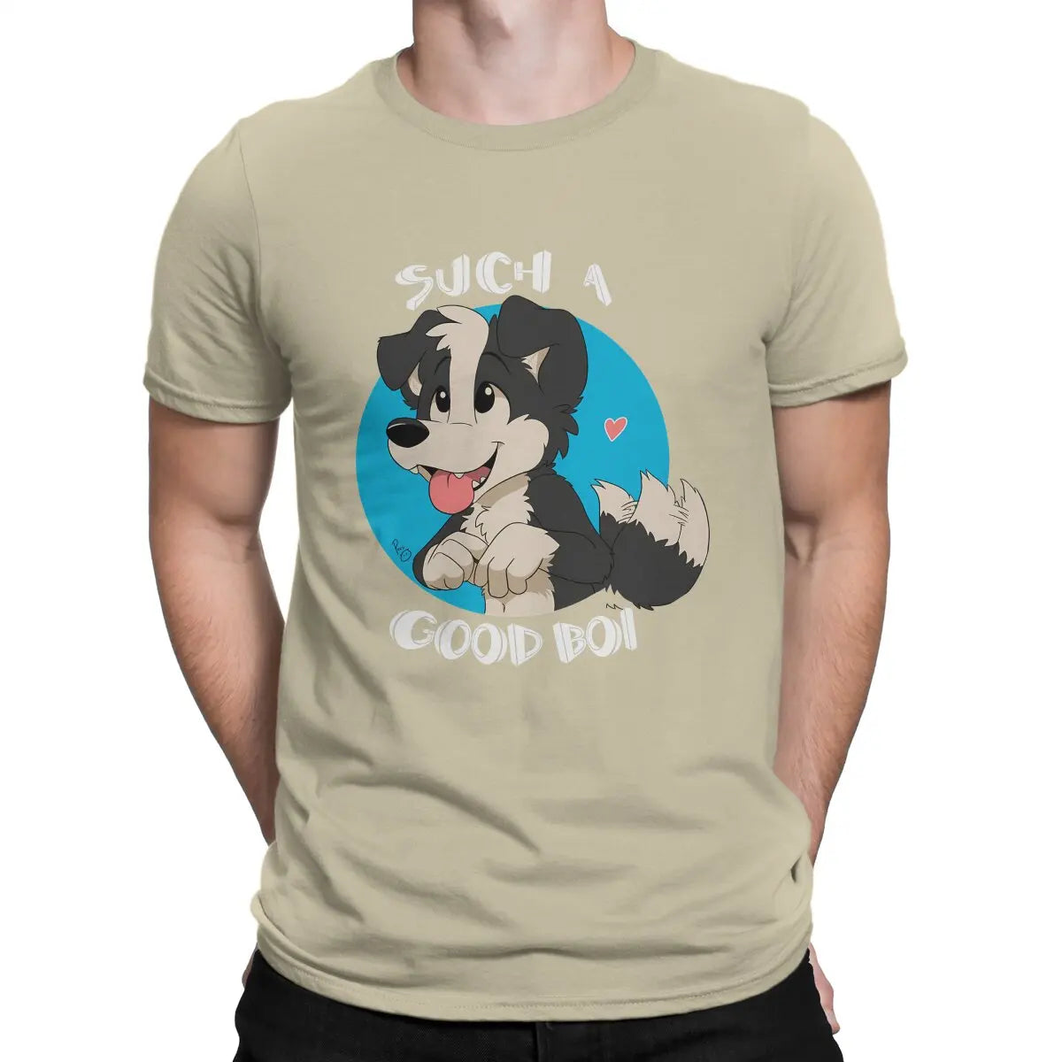Such a Good Boy Collie Dog T Shirt Vintage Teenager Graphic Large Crewneck TShirt Top sell Harajuku Men's Short Sleeve