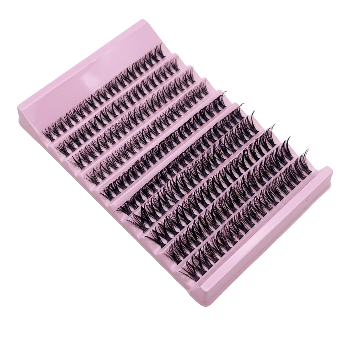 Lash Clusters D Curl Individual Lashes Fluffy Volume DIY Eyelash Extensions Thick Cluster Lashes for Home Use