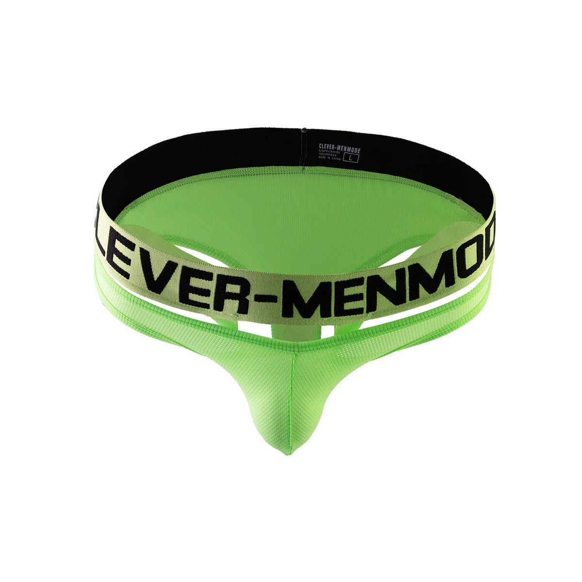 CLEVER-MENMODE Men Penis Cockstrap Underwear Sexy Bulge Pouch Briefs Cockring Lingerie Mesh Sheer Panties Jockstrap O-Ring