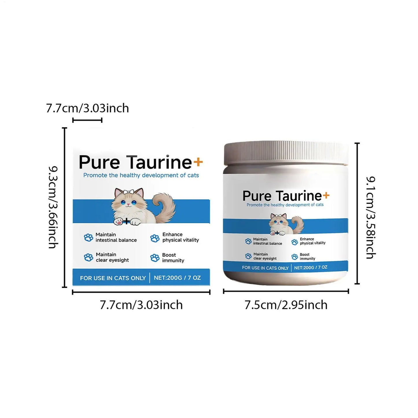 Pet Supplements 200g Daily Nutrition Cats Wet Or Dry Food Supplements for Small Medium Large Breeds Animals Home Travel Shelter