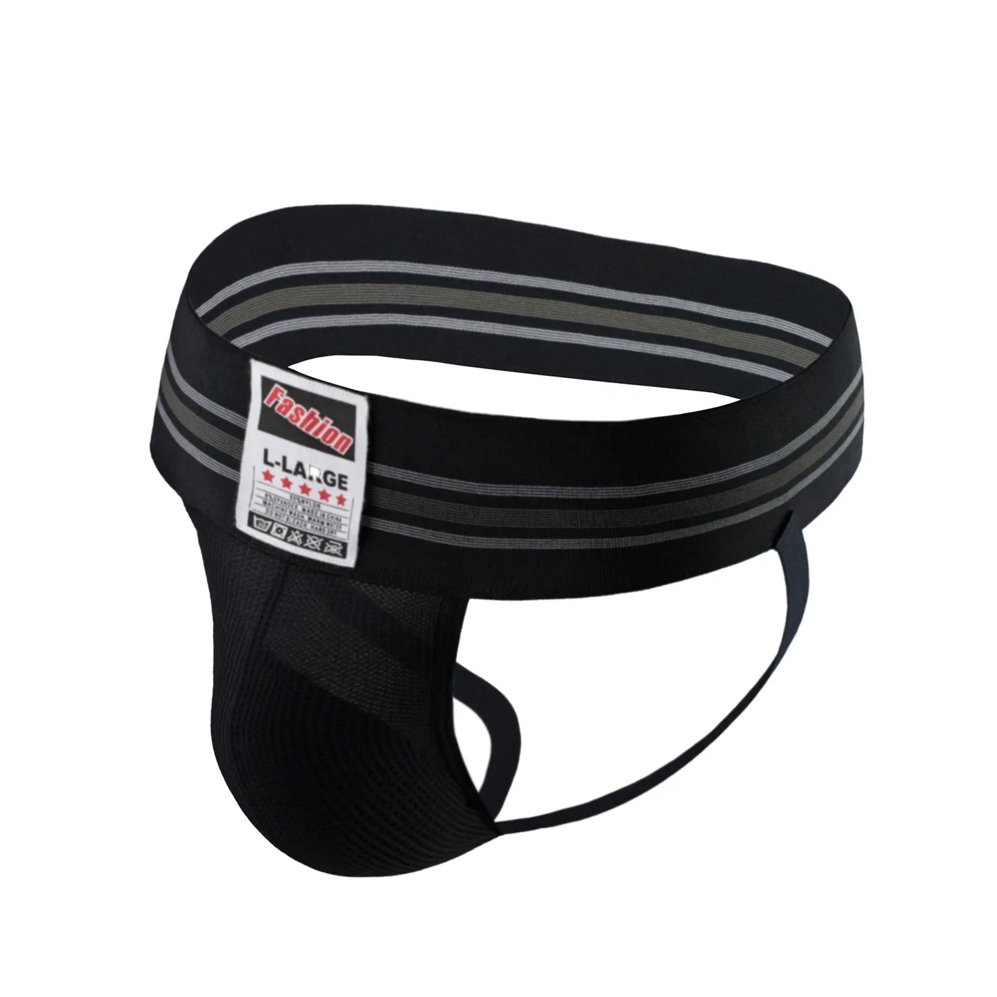 Sexy Underwear Men Thong Jockstrap Lingerie G String Man Penis Pouch cueca homem Underpants Wide Waistband Panties