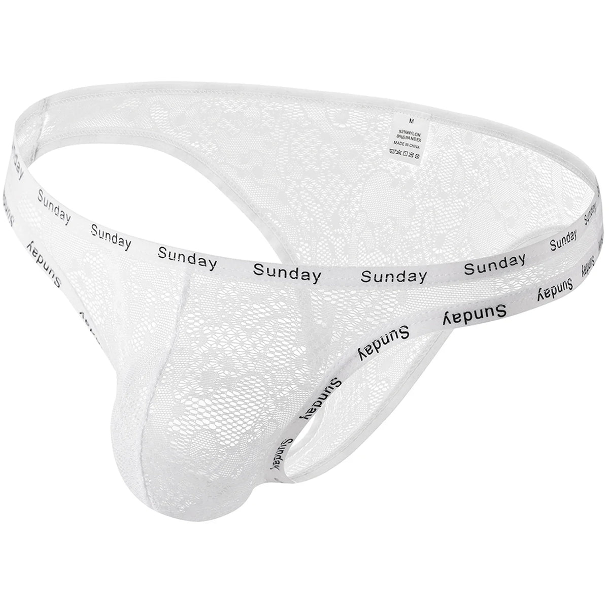 Men Sexy Mesh U Convex Large Pouches Panties See-Through Transparent Lace Hot Briefs Mini Micro Men's Knickers 18 Adult Clothing