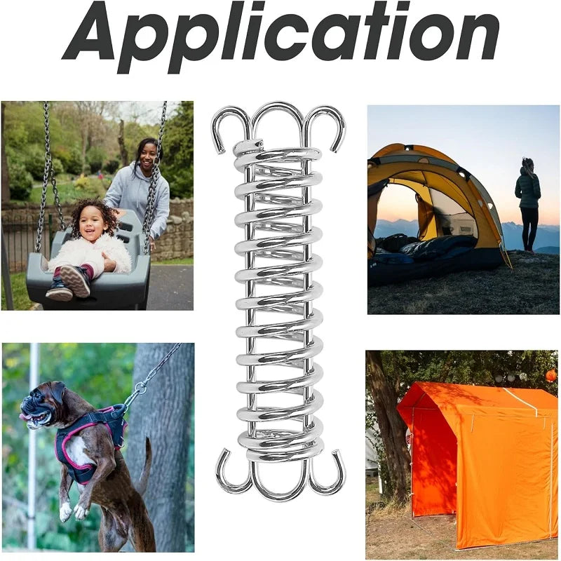 304 Stainless Steel Tent Spring, Shock Absorption, Dog Chain Springs, Canvas Tent Spring, Outdoor, High Strength