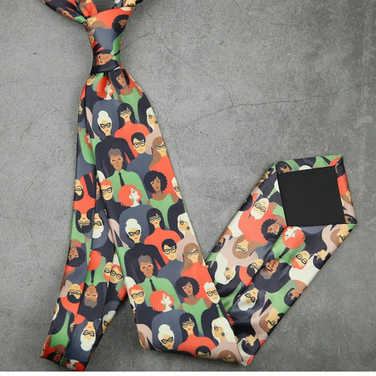 Fashion 8CM Wdith Elegant Neckties Vintage Retro Flower Printed Ties For Adult Mens Casual Daily Neckwear Wedding Party Cravate