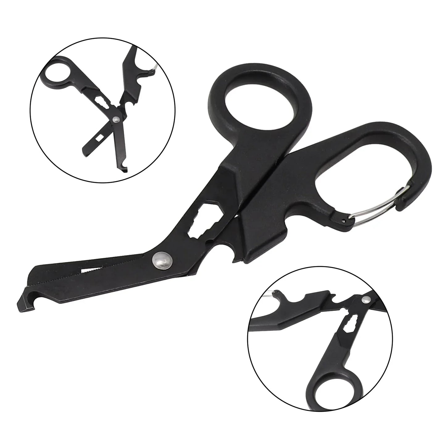 Survivor Shears: All-Black Multi-Use Rescue Tool