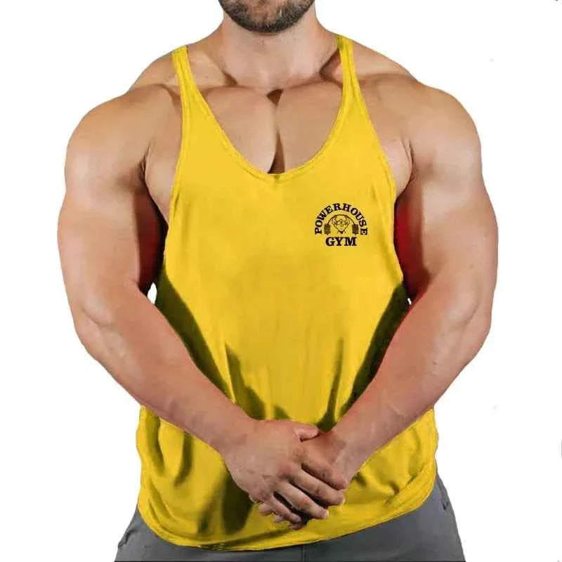 Men's Bodybuilding Stringer Gym Vest