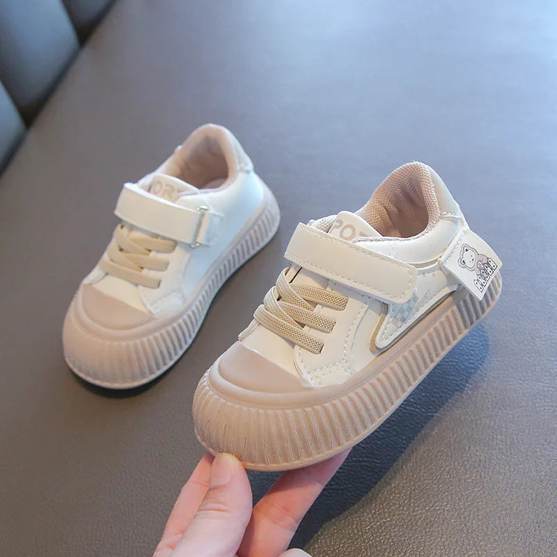 Baby Kids Walking Shoes Toes Capped Anti-Kicked New Fashion Boys Girls