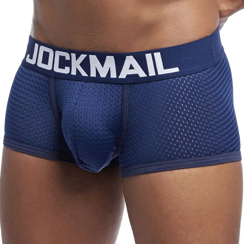 Boxer Men Mesh Breathable Boxershorts Men Underwear Shorts Panties Men Cuecas Boxer Swim Trunk Underpants Calzoncillos