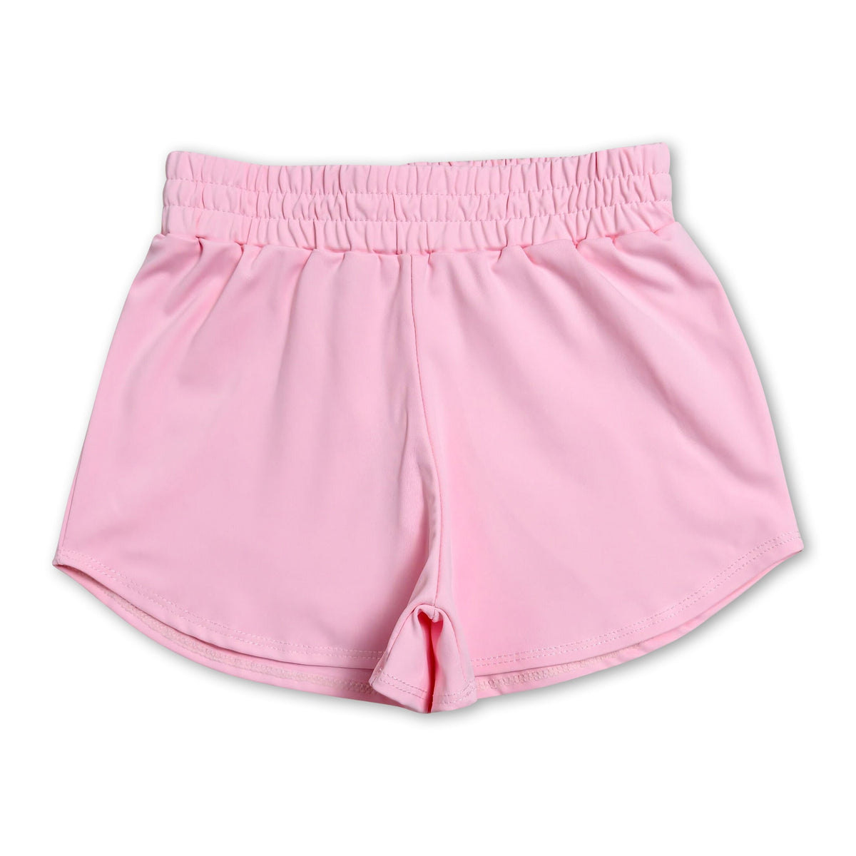 Pink kids girls summer yoga active shorts
