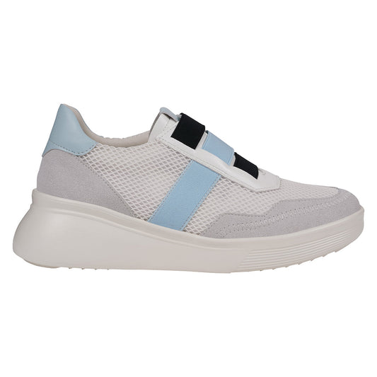 Women's Stefani White Wedge Sneakers