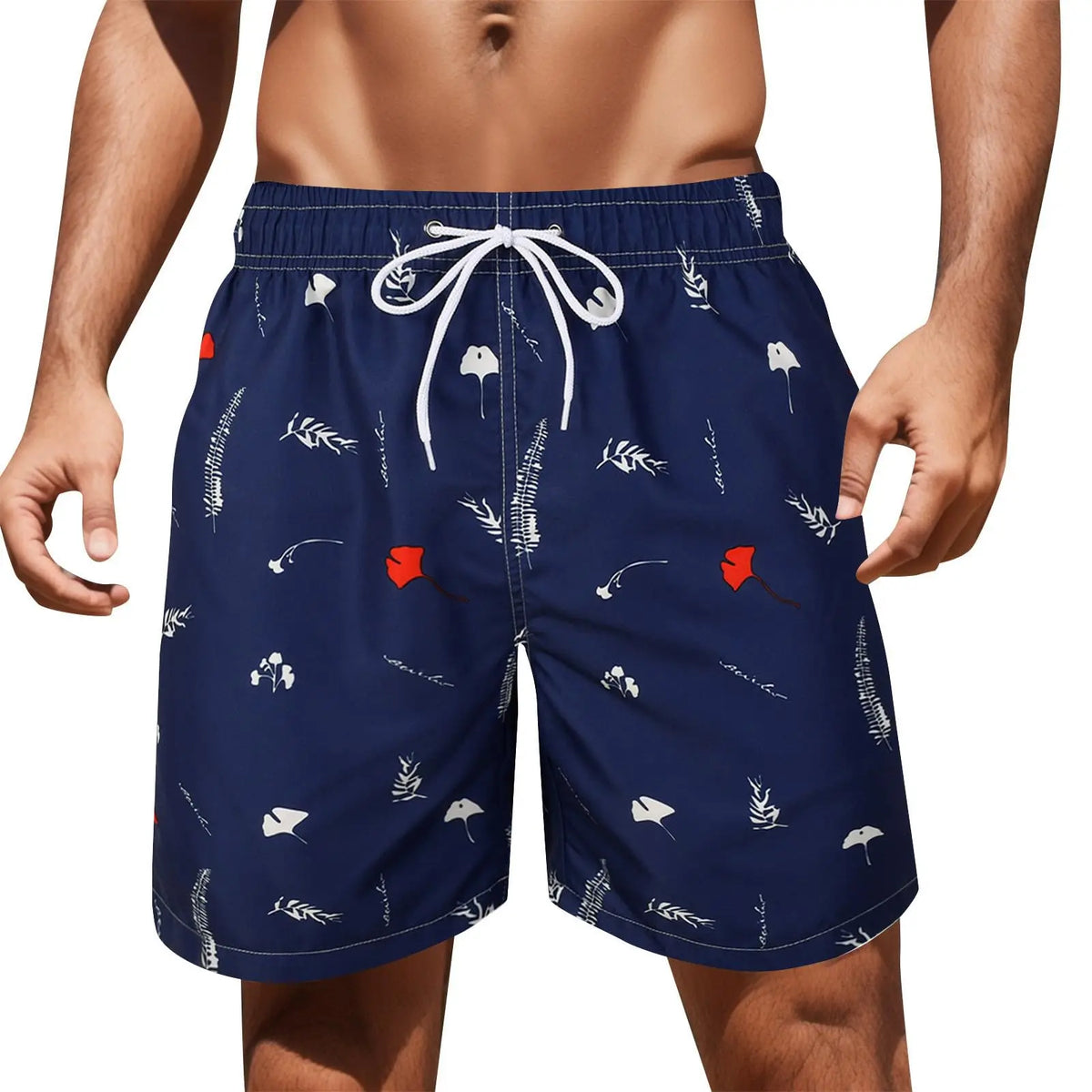 Men's Palm Tree Pattern Beach Shorts Boys Summer Cool Hawaii 3D Printed Casual Swim Trunks Quick Dry Surfboard Shorts