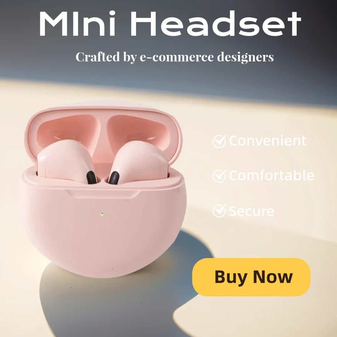 Mini Bluetooth Headset Wireless Portable Earpiece Handsfree Communication Earphones with Microphone for Mobile Phone Headphoens