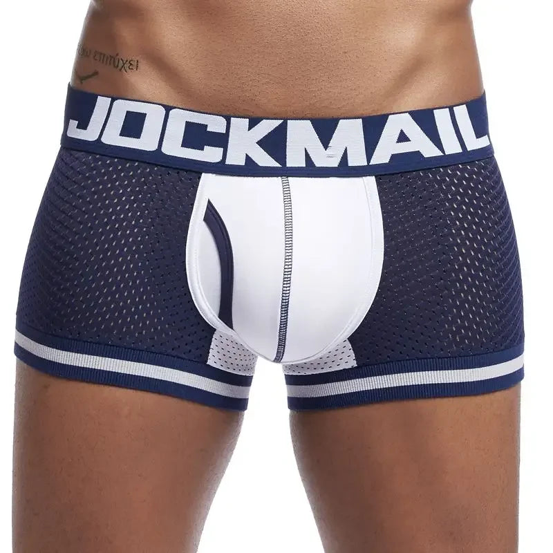 Summer Underwear Men Boxer Homme Nylon Mesh Quick Dry Sports Fitness Men's Underpants Soft Boxer Shorts Men Boxers Breathable