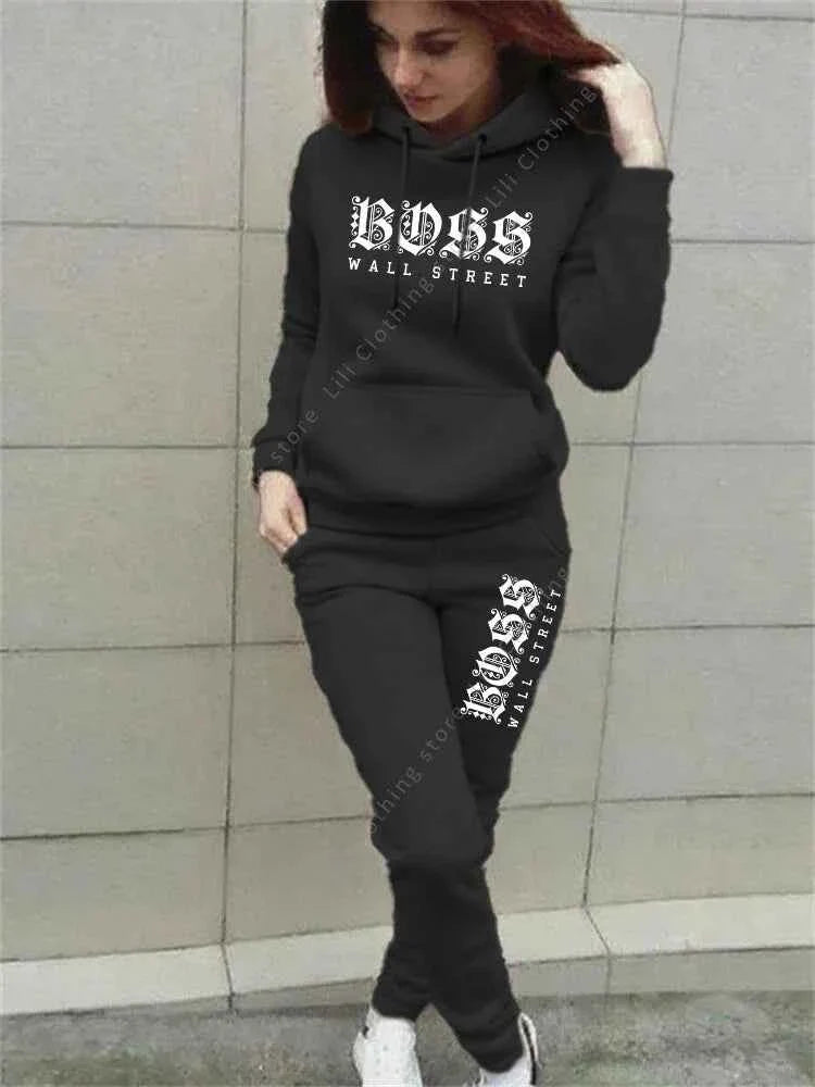 Women's Luxury Hoodie & Sweatpant Tracksuit