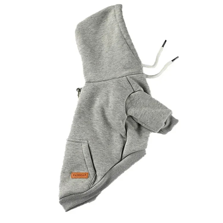 Dog Clothes Pet Dog Hoodie Small And Medium Dog Vest Outdoor Sweatshirt Bulldog Husky Warm Fleece Pet Clothing Puppy Cat Costume