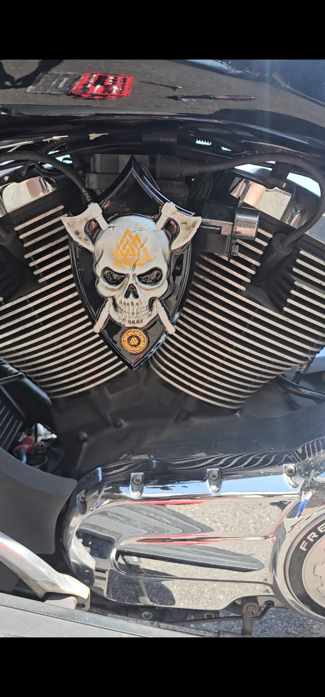 Viking skull Victory "cheese wedge" replacement cover