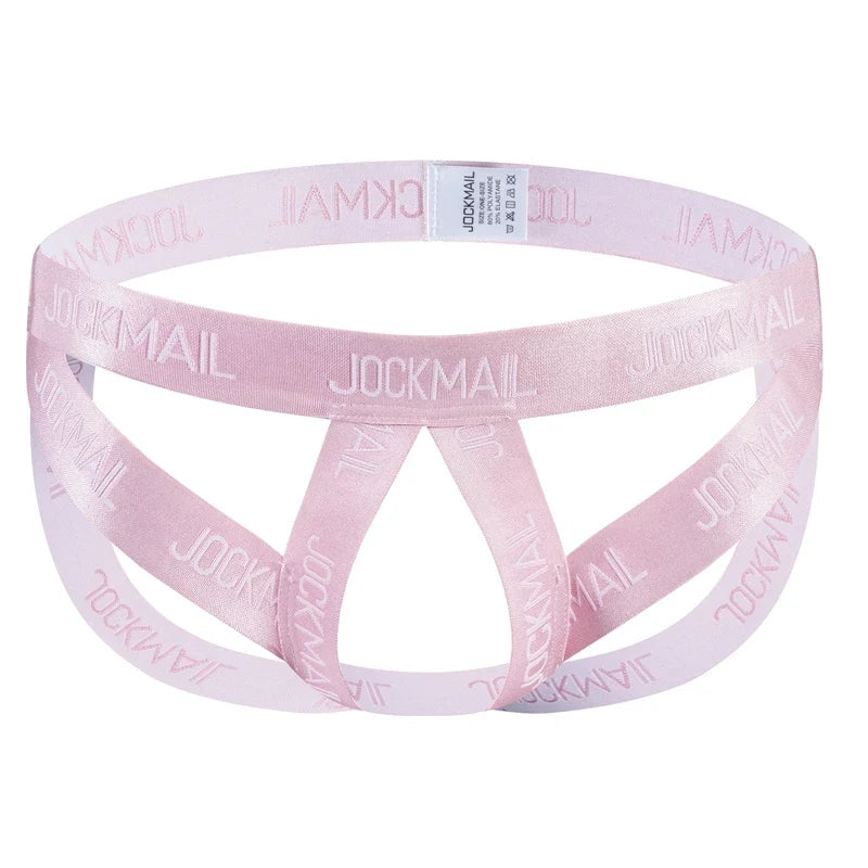 Cockstraps Open Back Underpants Men Jockstrap Panties Sexy Thongs G String Penis Pouch Underwear T-Back Open Butt Thong Lingerie