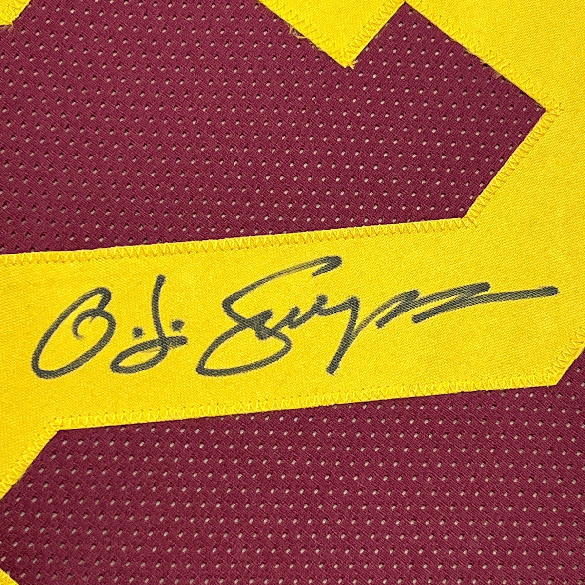 Framed Autographed/Signed OJ O.J. Simpson 35x39 USC Red College Football Jersey JSA COA