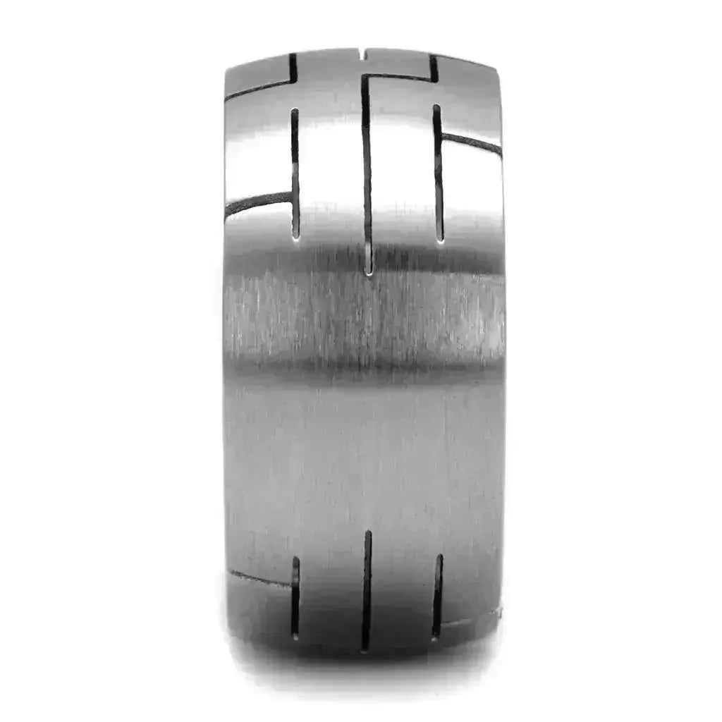 TK2920 - High polished (no plating) Stainless Steel Ring with No Stone