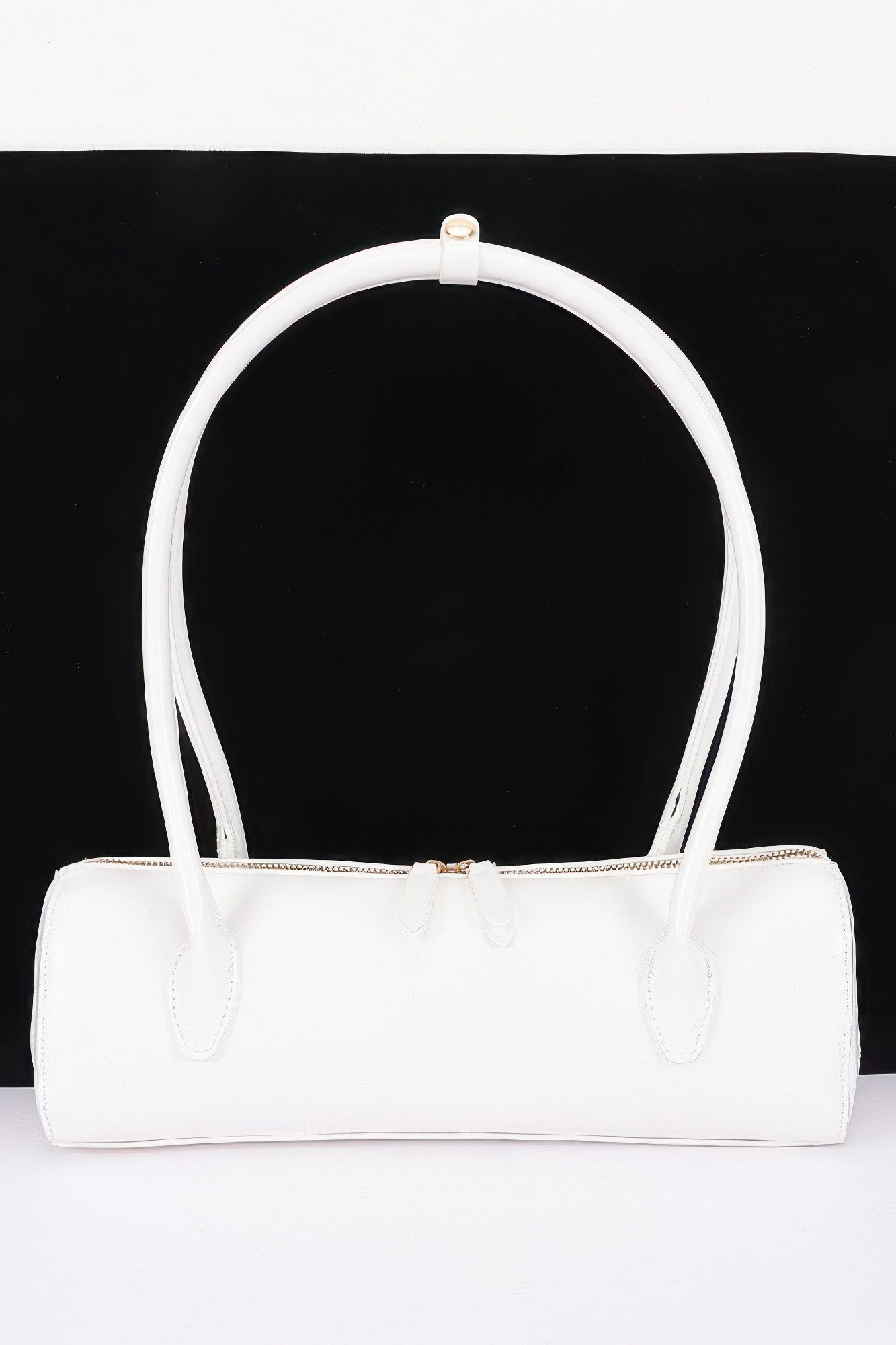 Vegan Leather Rectangular Shoulder Bag