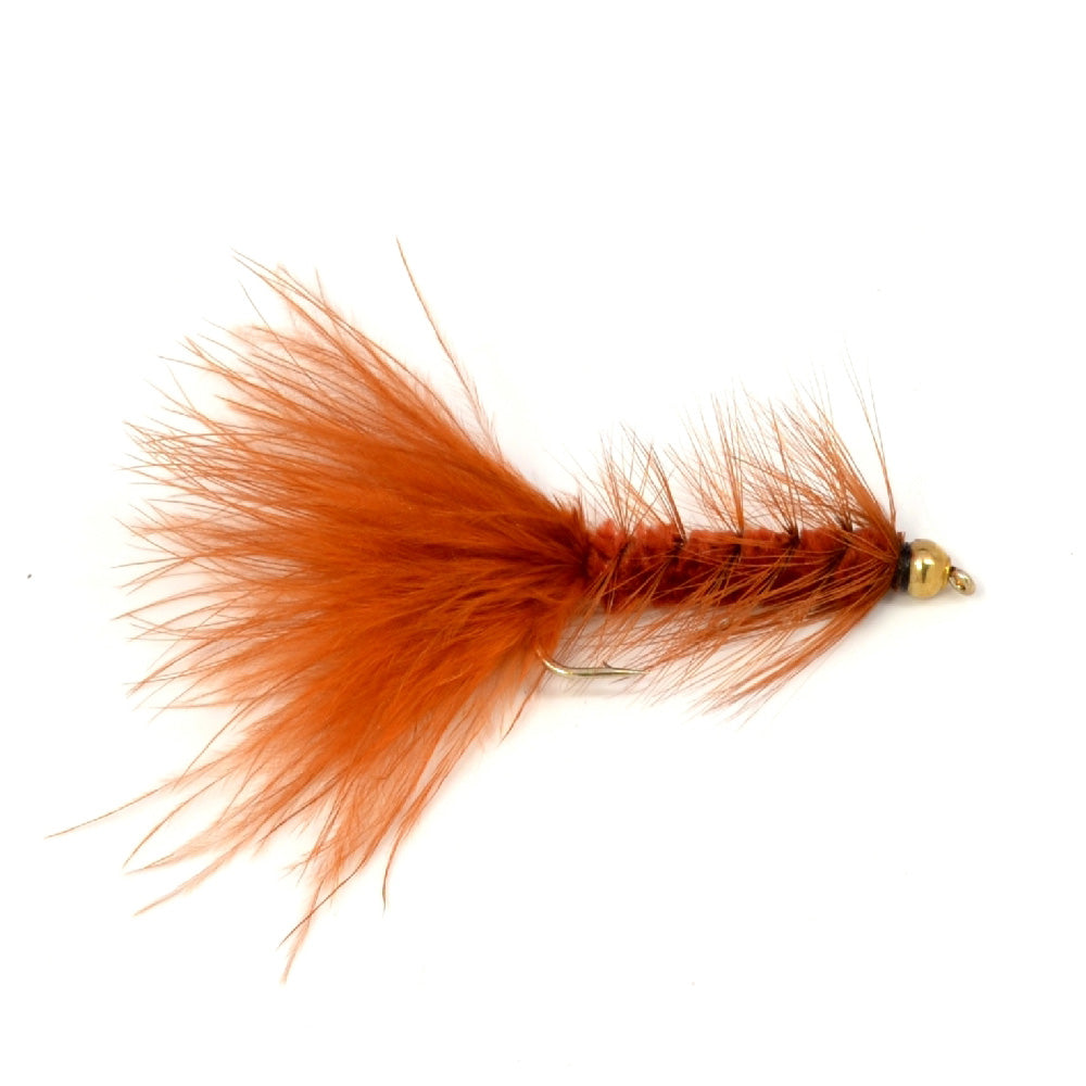 Bead Head Crystal Woolly Bugger Streamer Set - 12 Flies - Hook Size 8