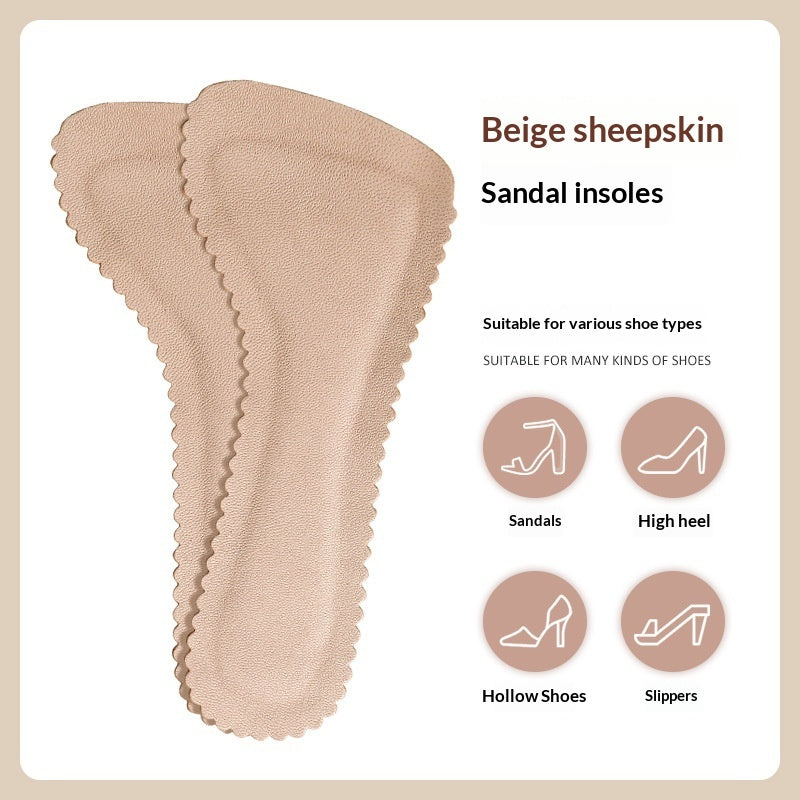 Self-adhesive Breathable High-heel Insolesperfect For Sweaty Feet