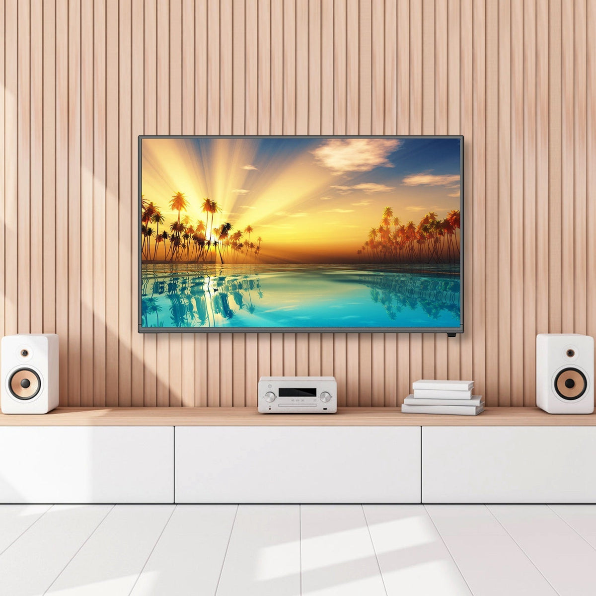 50In LED Smart TV 16:9 Full High Definition Television Internet TV with LED Backlit