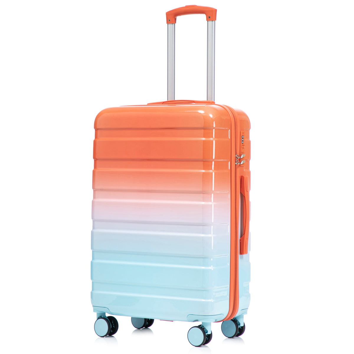 3-Piece Spinner Wheel Luggage Set with Gradient Color