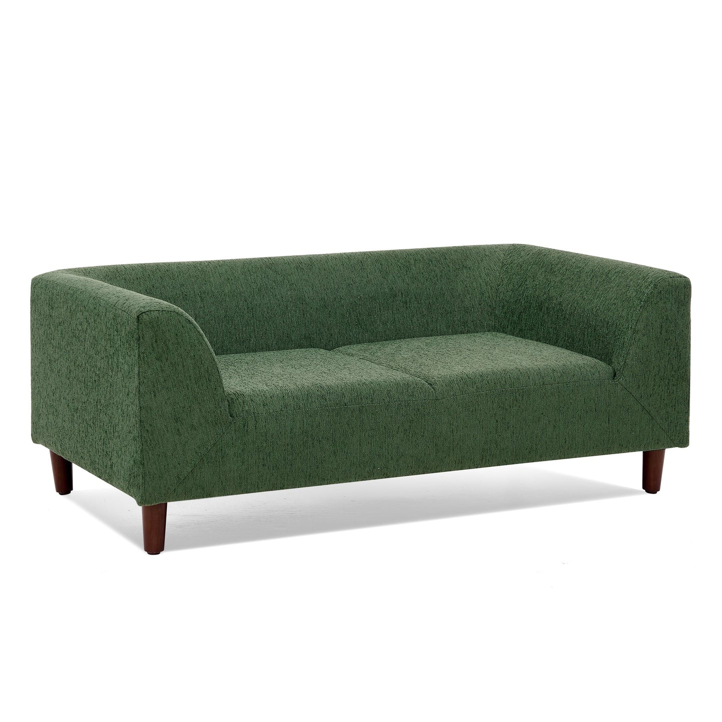 Pet Sofa with Backrest and Armrests - Modern Olive
