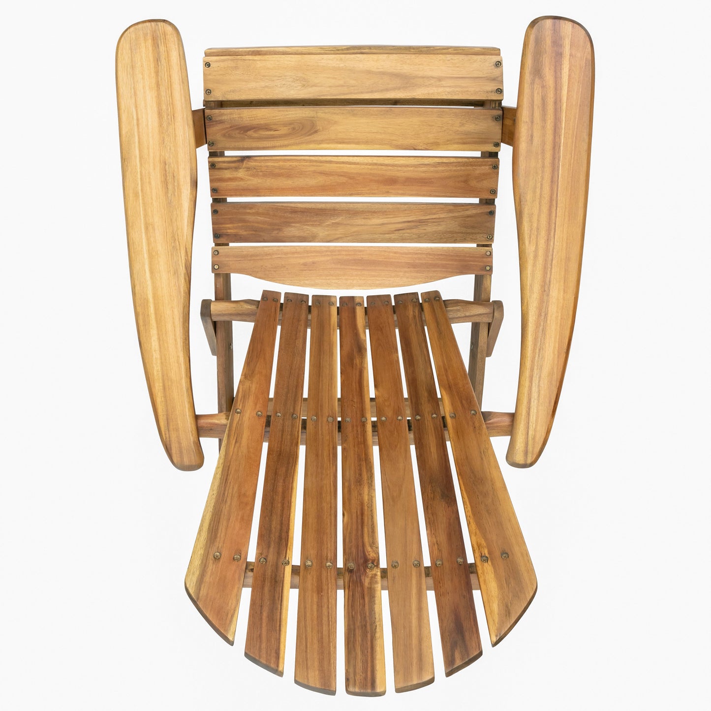 Folding Adirondack Chair Wooden Accent Furniture Lounge Chair