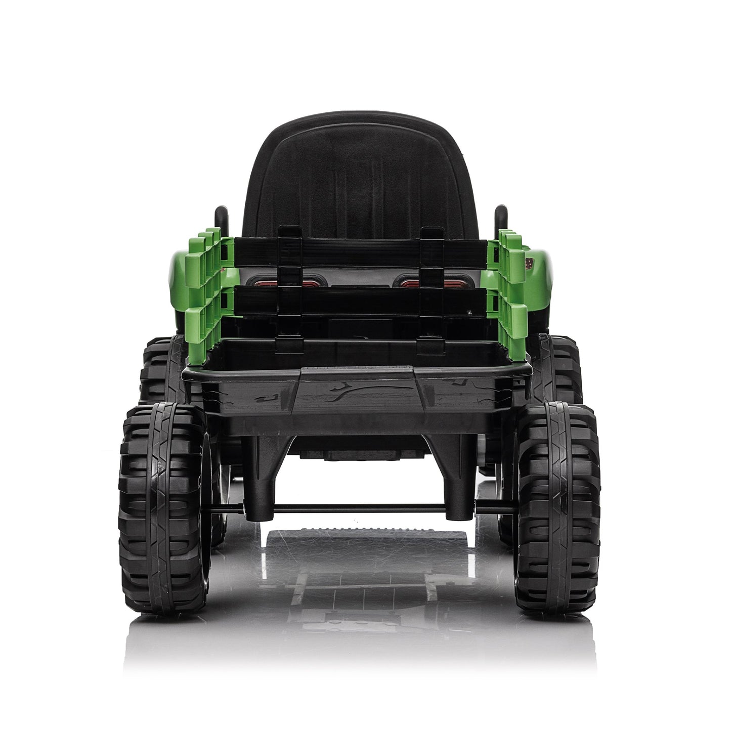 Ride On Tractor with Trailer, 24V Powered Electric Toy for Kids
