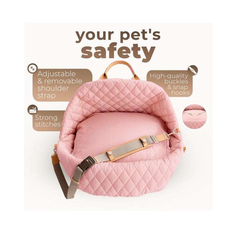 3-in-1 Cotton Multipurpose Pet Carrier & Car Seat.
