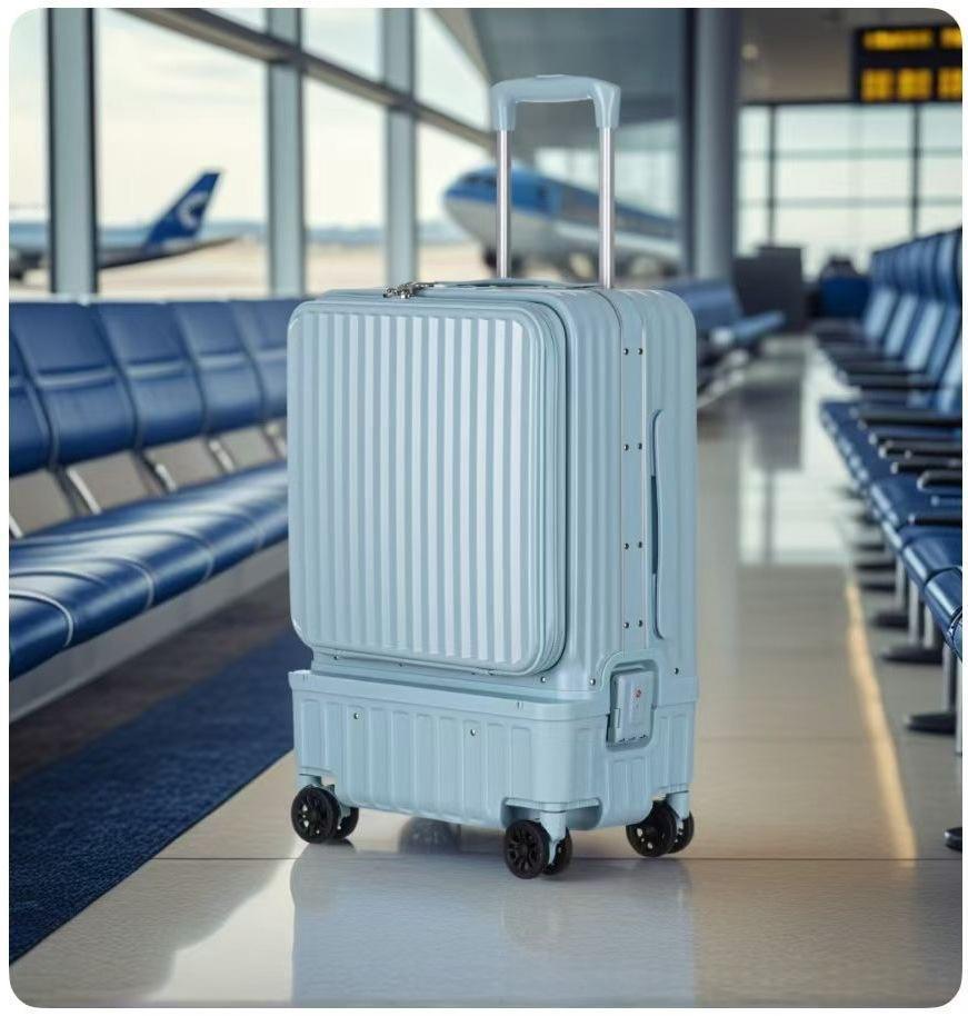 Multifunctional Side-opening High-capacity Suitcase With Dry-wet Separation And An Aluminum Frame