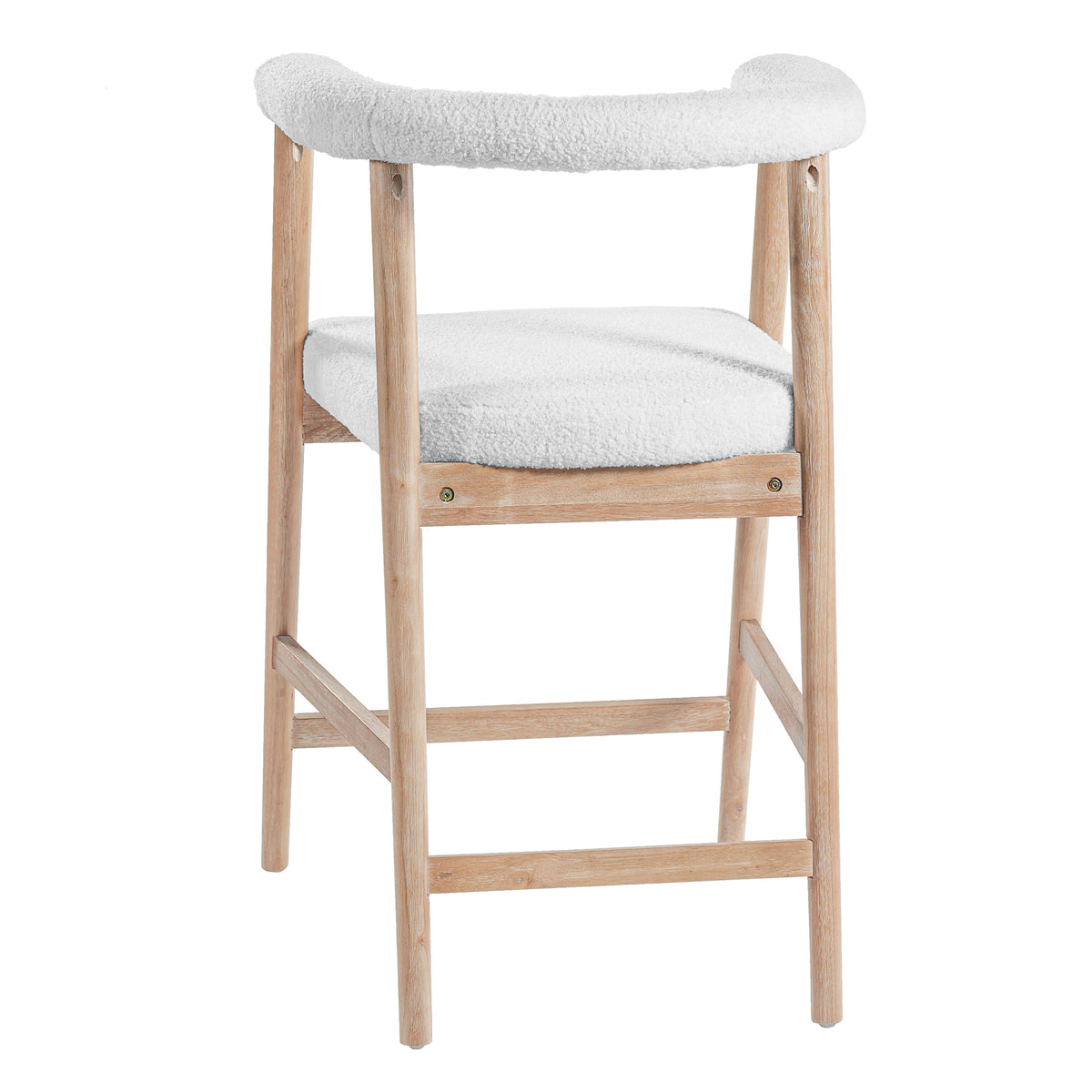 25" Seat Height Bar Stools with Back, Set of 2