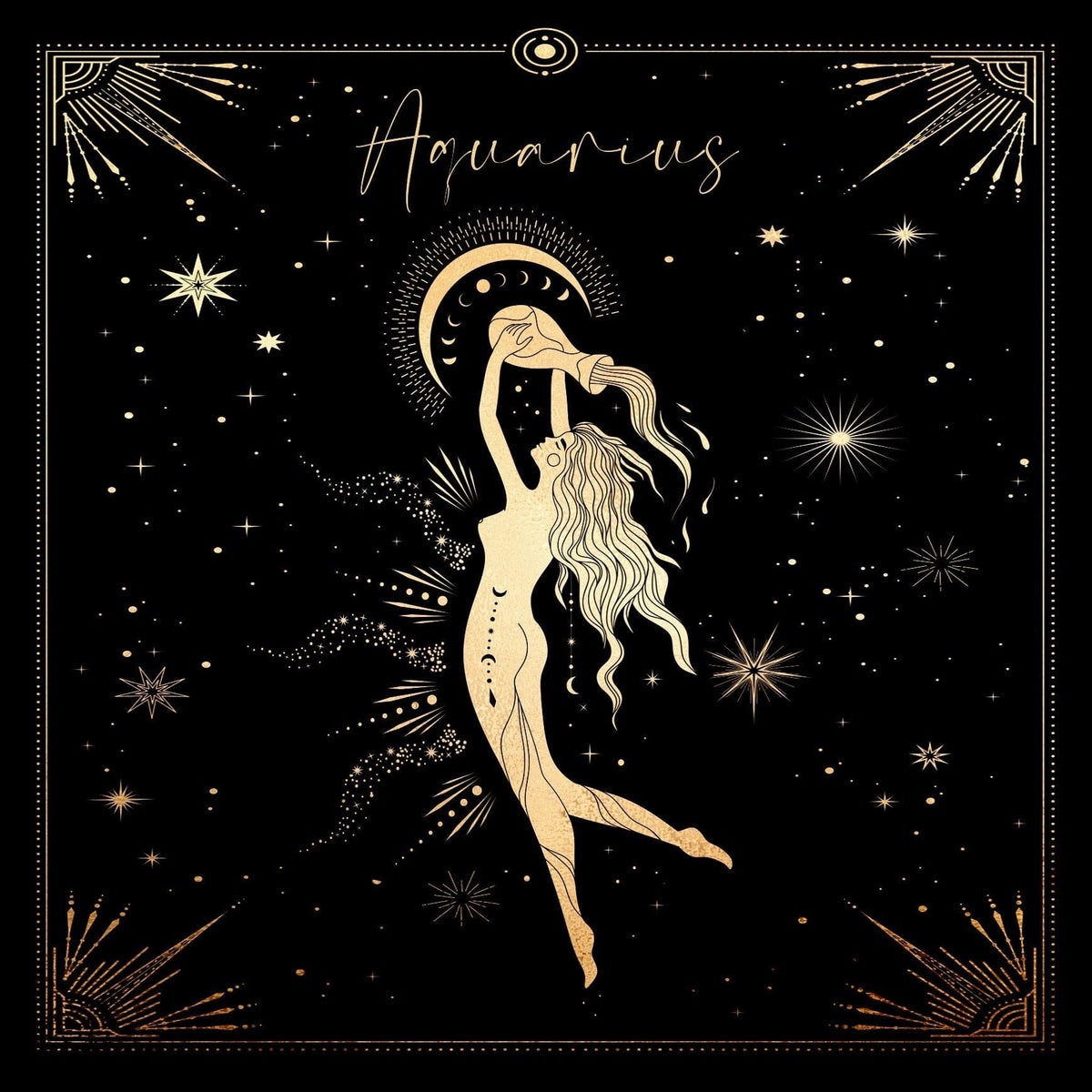Aquarius Deity Zodiac Gift Box Set