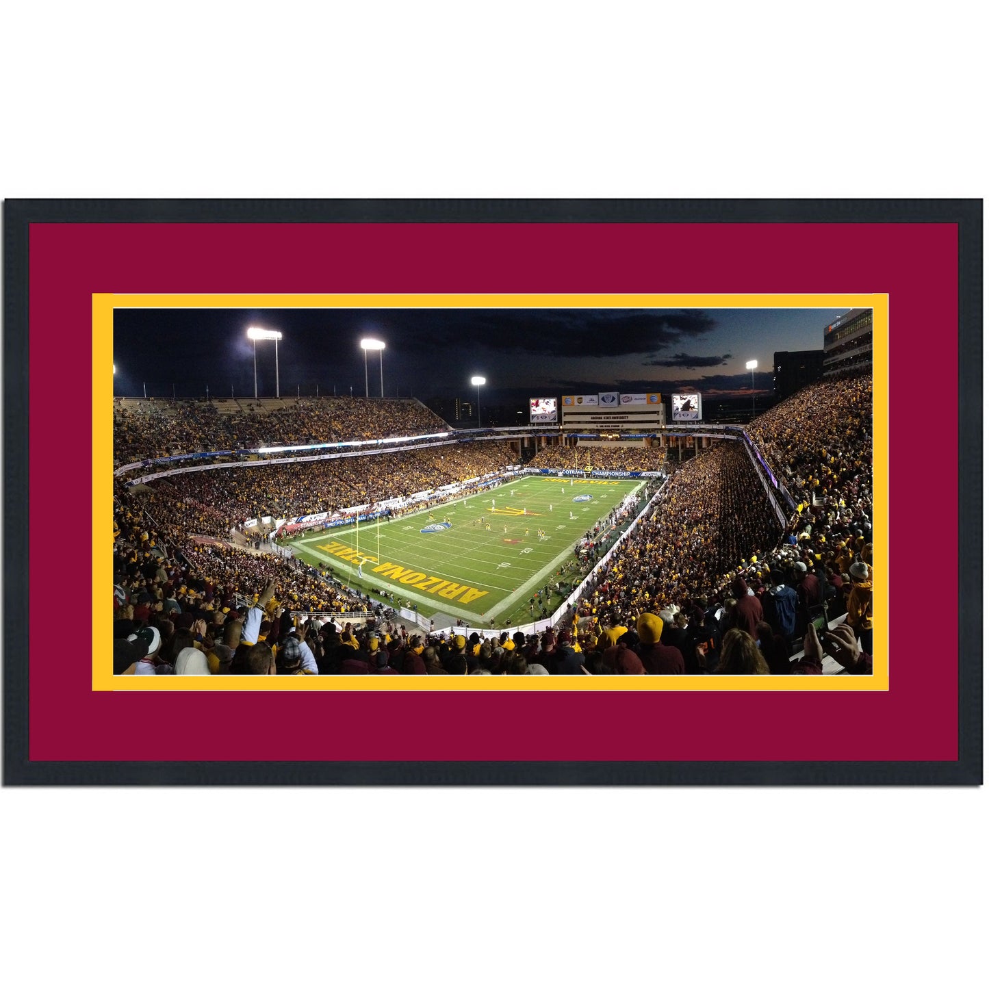 Framed Sun Devil Stadium Arizona State Sun Devils 16x24 NCAA Football Photo Professionally Matted