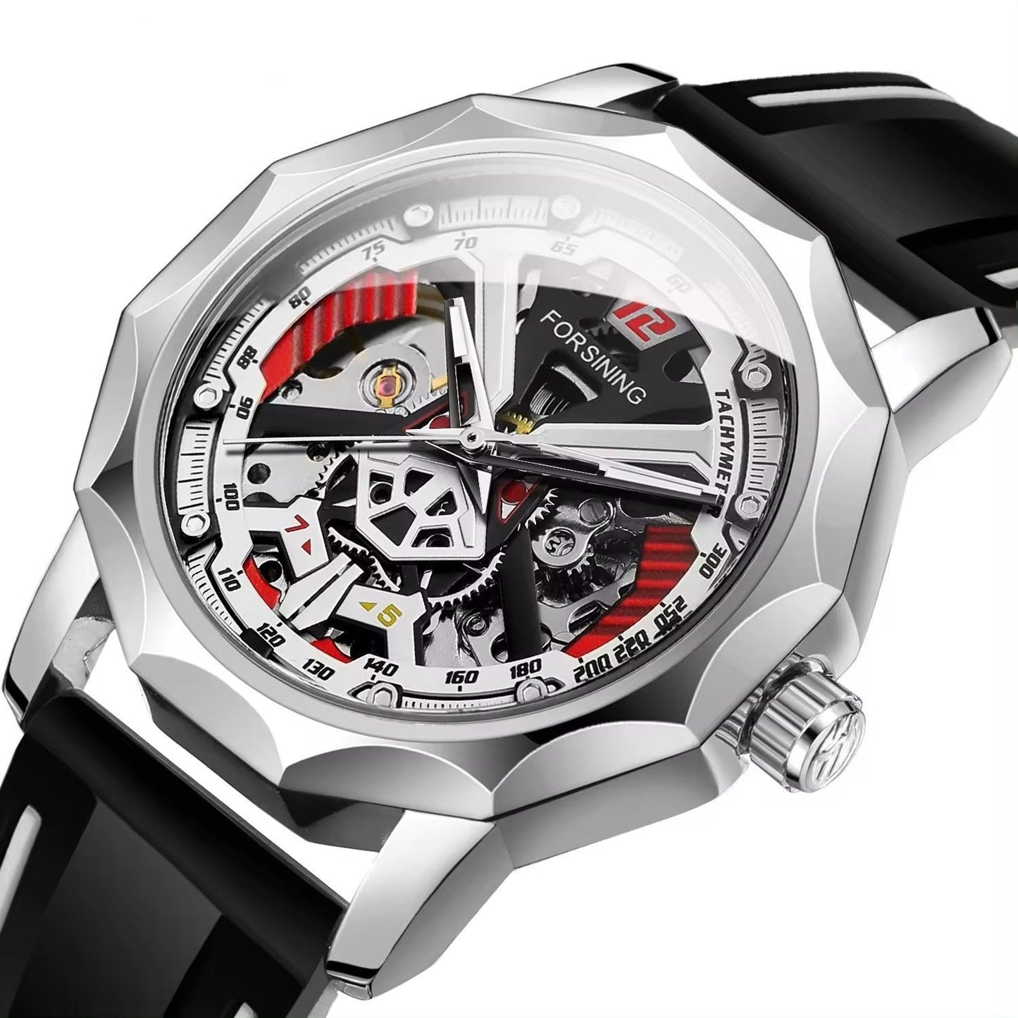 Casual Hollow-out Waterproof Manual Mechanical Watch